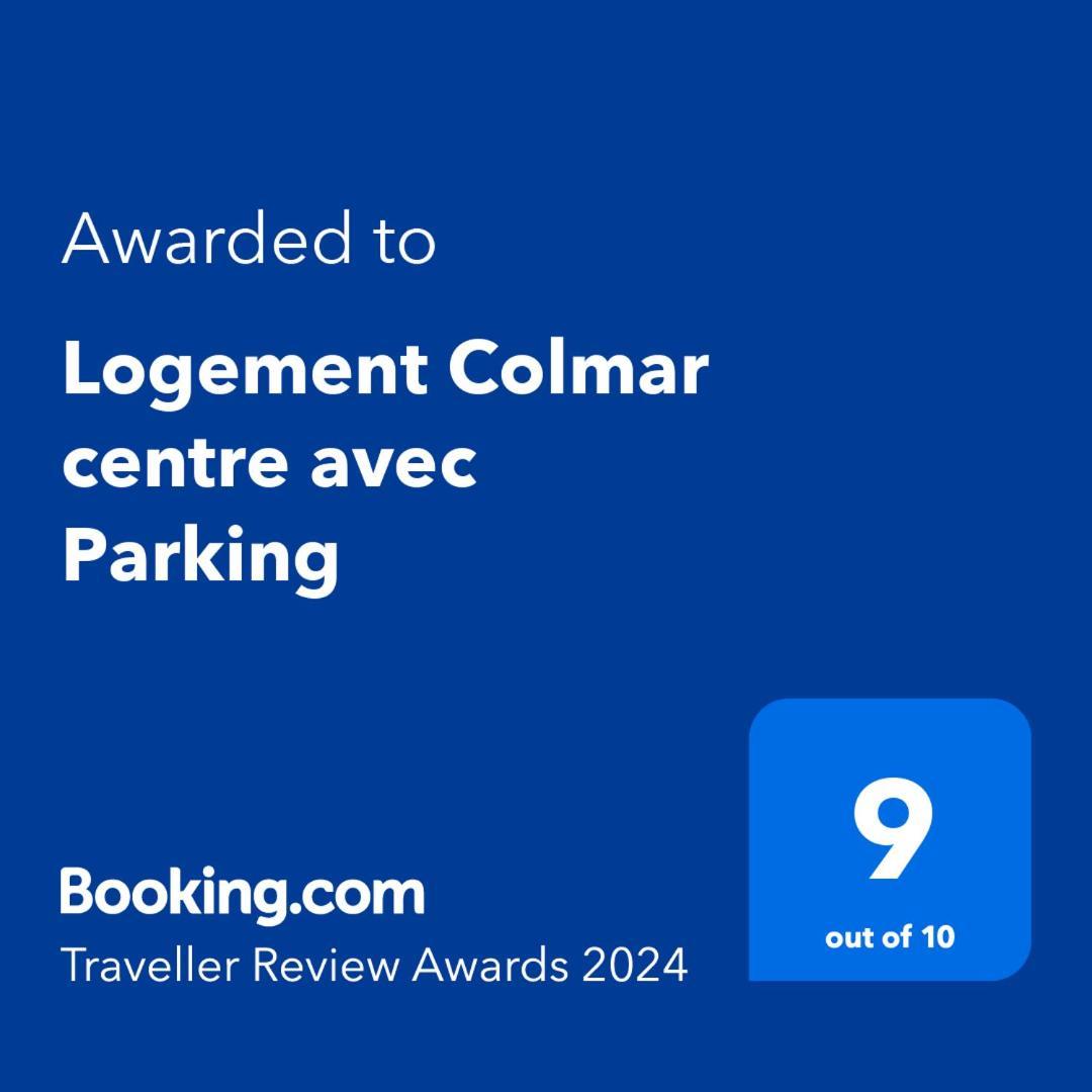 Logement Colmar Centre Avec Parking Exteriör bild