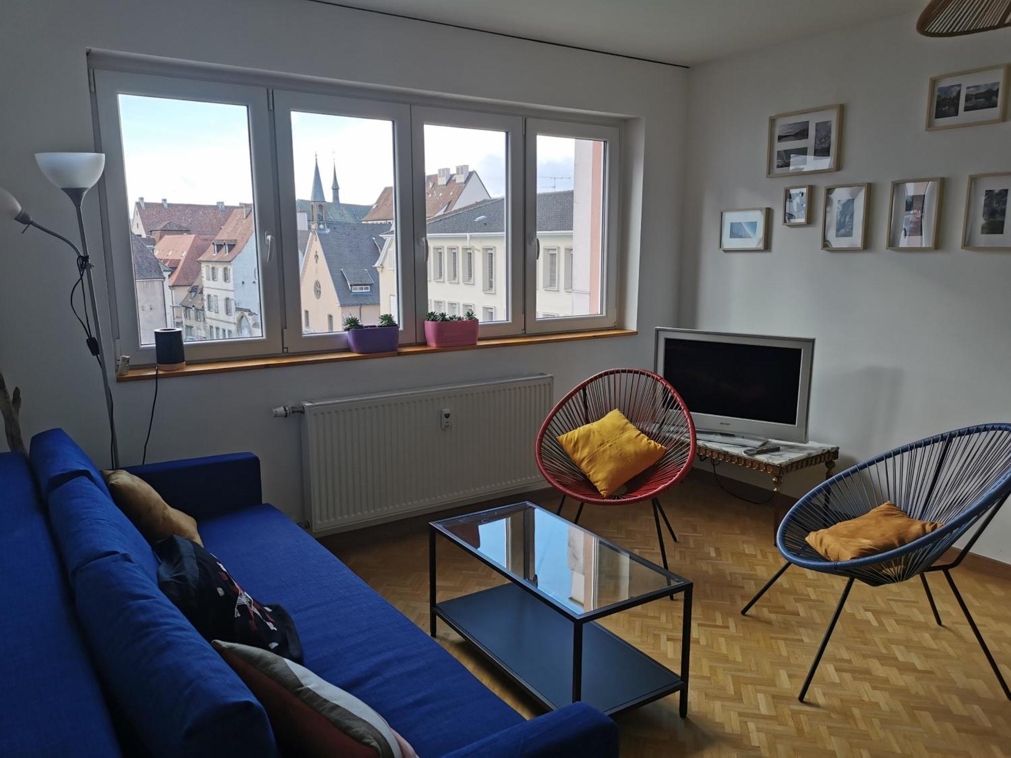 Logement Colmar Centre Avec Parking Exteriör bild